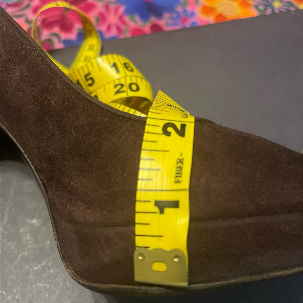 PRADA Sz 38 Brown Suede 8-8.5 US - Picture 9 of 9